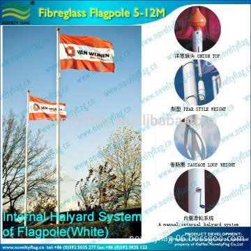 12 meter Flag pole fiberglass pole for banner flags